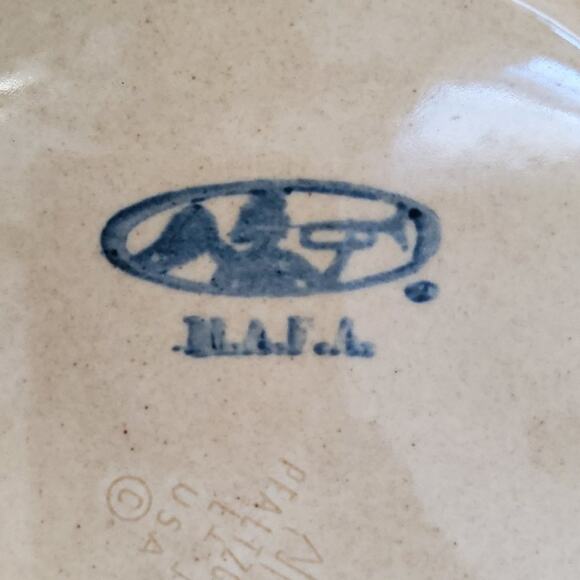 Vintage Pfaltzgraff MAFA American Quilt Block Dinner Plate Set (2) - Picture 5 of 5